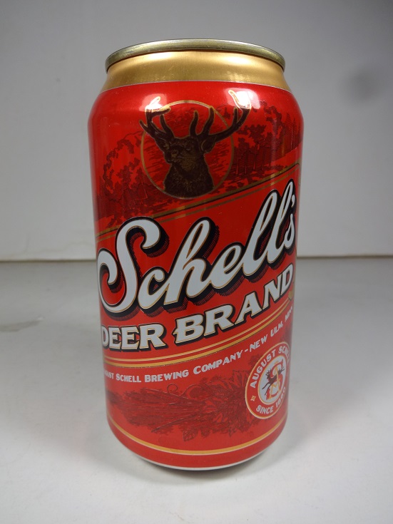 Schell's Deer Brand - red aluminum - T/O